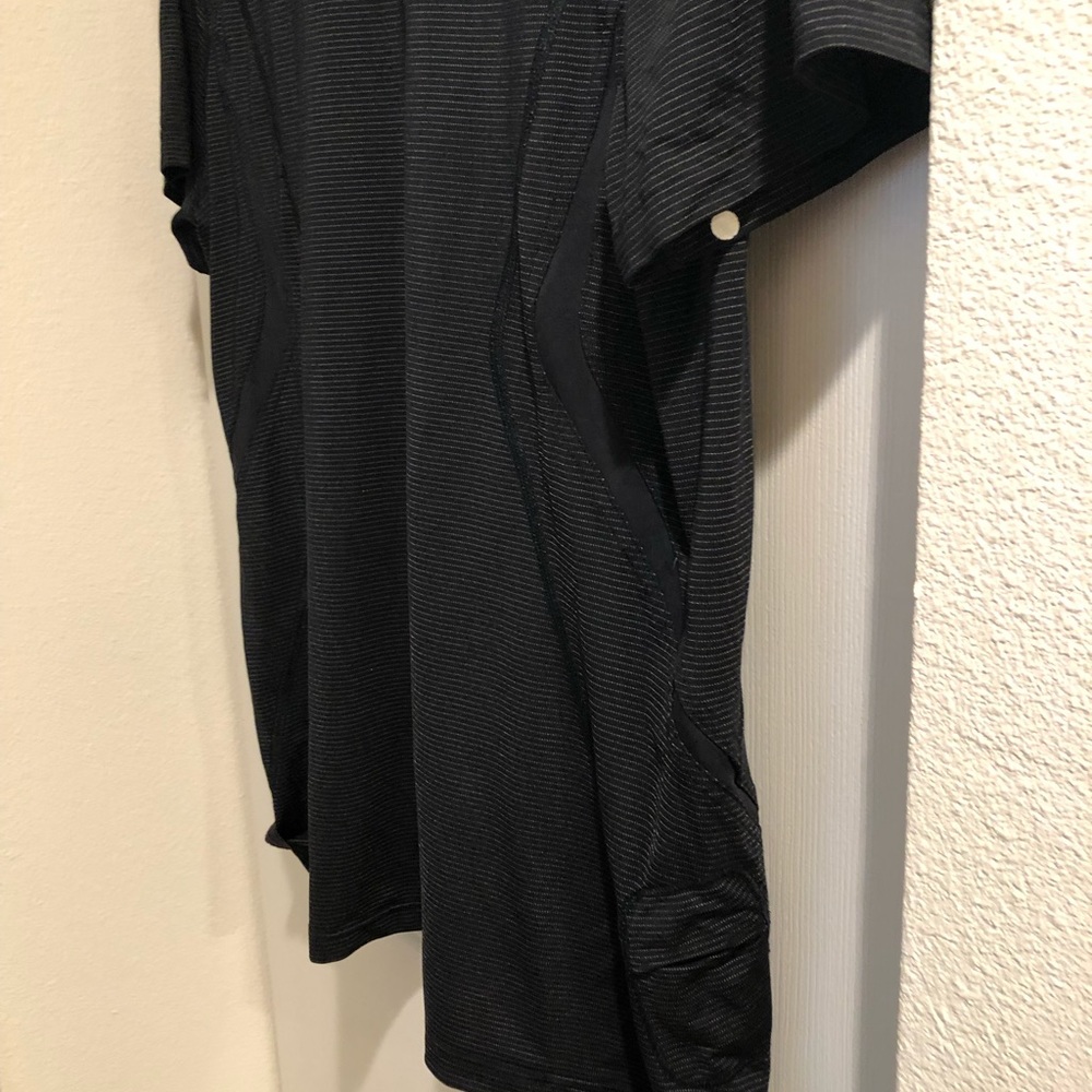 lulemon Mens Black Tech Short Sleeve Silverescent - Picture 6 of 6